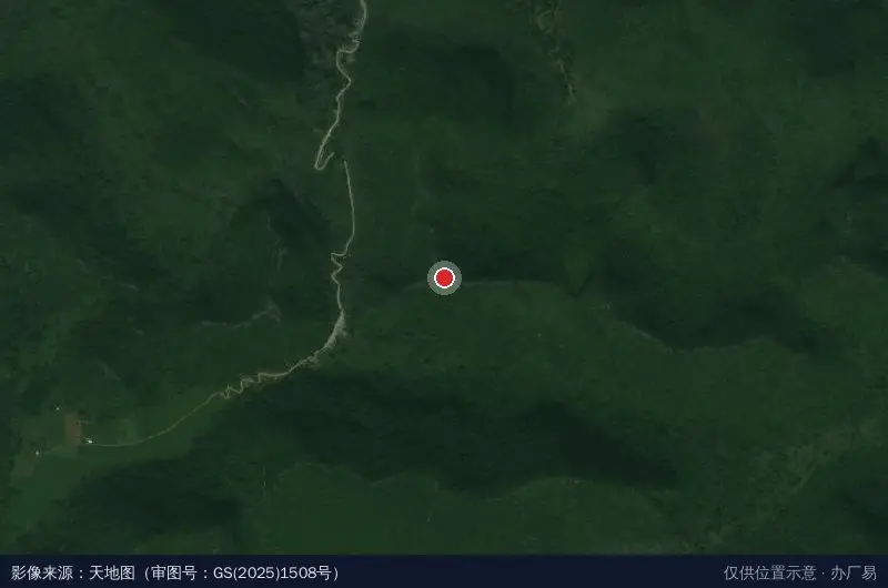 侬岈寮蒲公英生态产业园卫星位置示意图