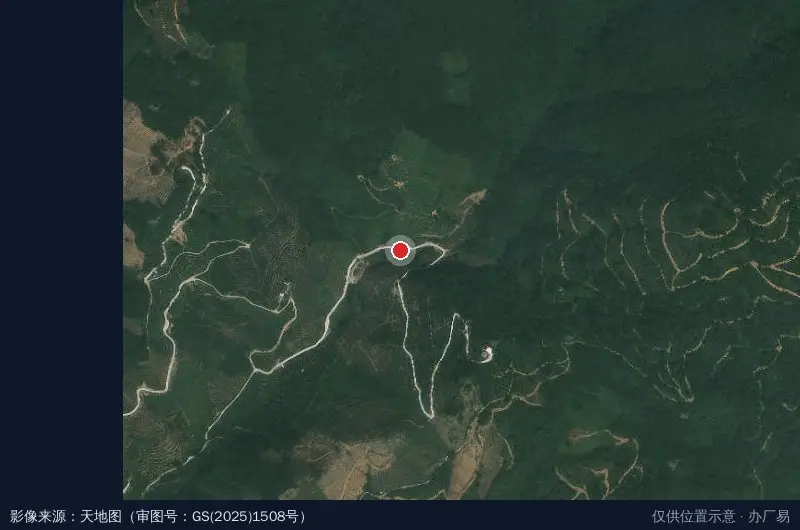 广西壮族自治区百色市西林县普合乡大河村者甲贡柑生态产业园卫星位置示意图