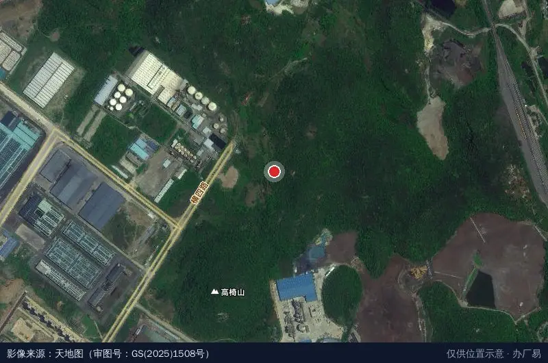 平果经济技术开发区投资有限公司卫星位置示意图