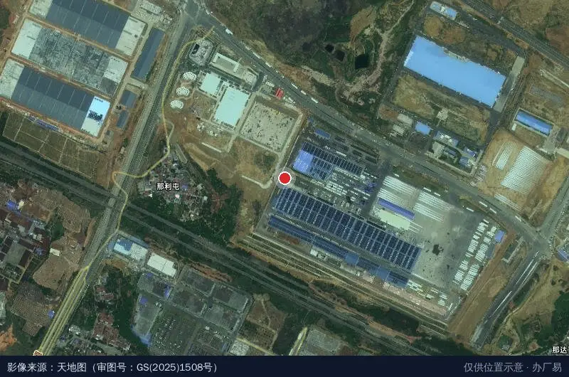 百东新区卫星位置示意图