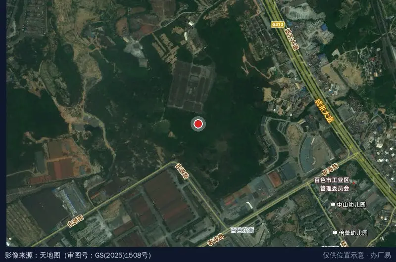 百色壮丽茶油科技有限公司卫星位置示意图