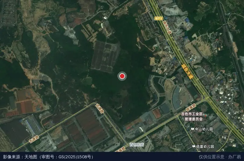 广西正鼎电力科技有限公司卫星位置示意图