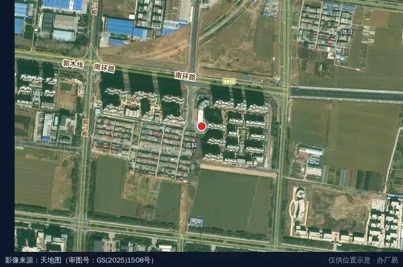 济源市电子商务产业园卫星位置示意图