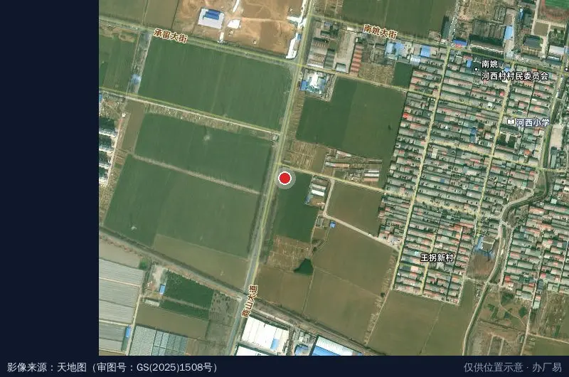 济源绿茵种子产业园卫星位置示意图