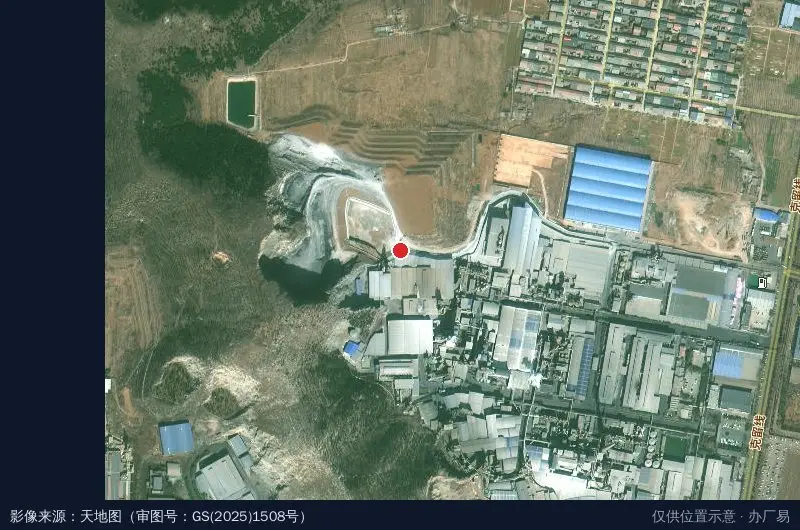 思礼循环经济产业园卫星位置示意图