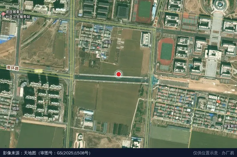 济源市高新技术产业集聚区卫星位置示意图