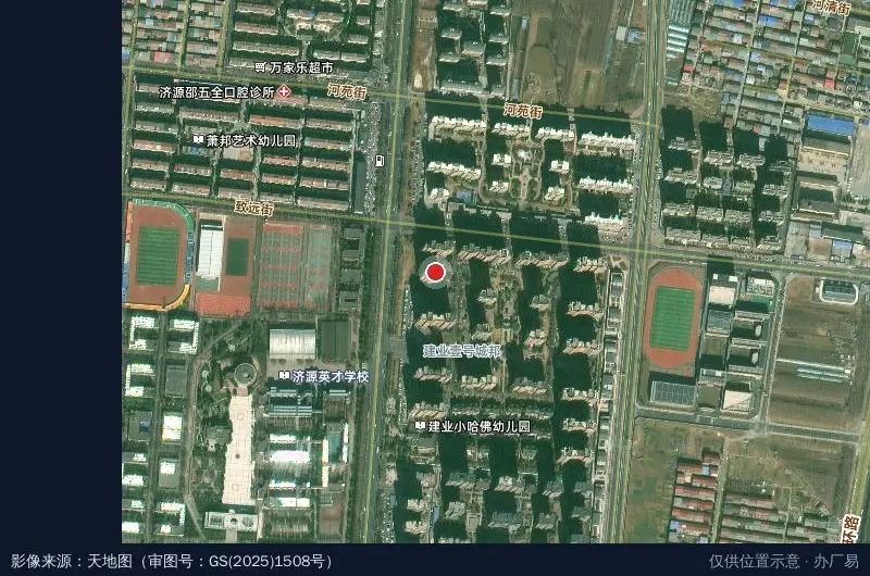 河南胜元商贸有限公司卫星位置示意图