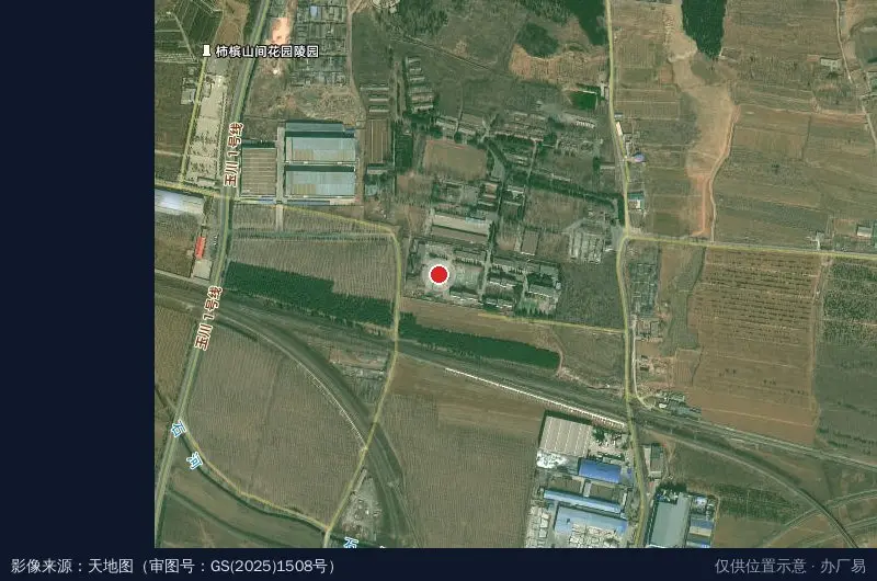 仓储物流园卫星位置示意图