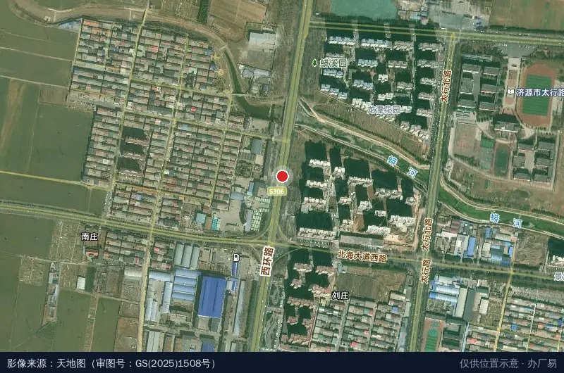 恒达物流园卫星位置示意图