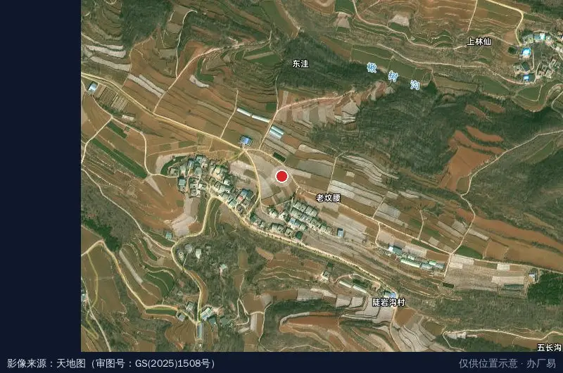 大峪镇寺郎腰创业孵化基地卫星位置示意图