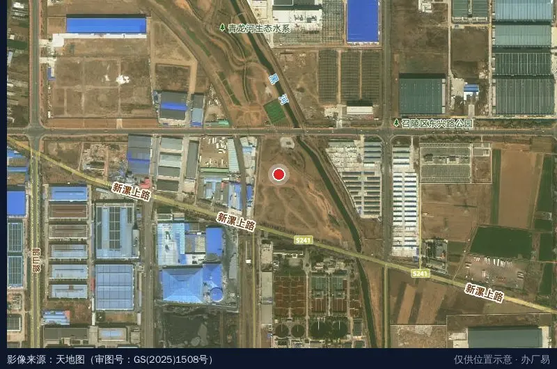 尚达装备制造工业园卫星位置示意图