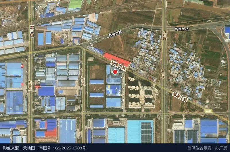 国家漯河经济技术开发区轻工食品工业园卫星位置示意图