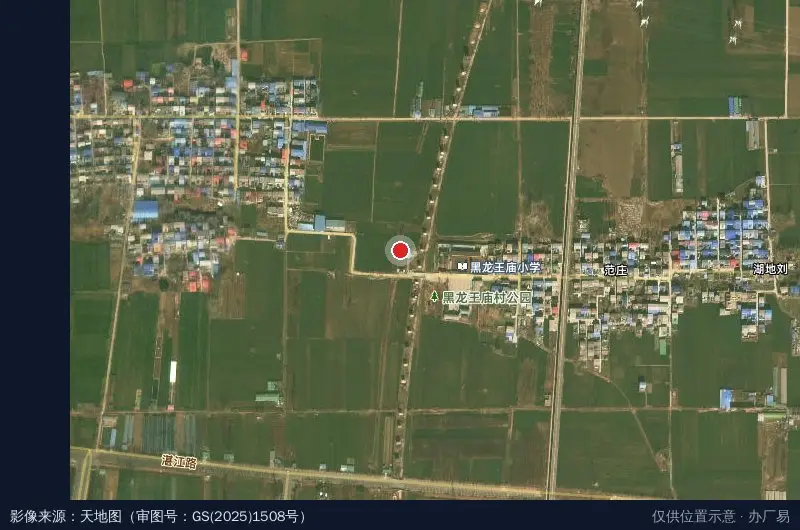 漯河市郾城区中科可降解新材料工业园卫星位置示意图
