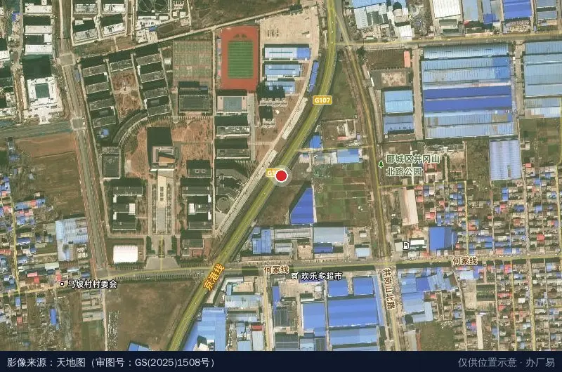 亿通汽车科技产业园卫星位置示意图