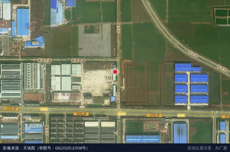 漯河瑞泰环保科技产业园卫星位置示意图