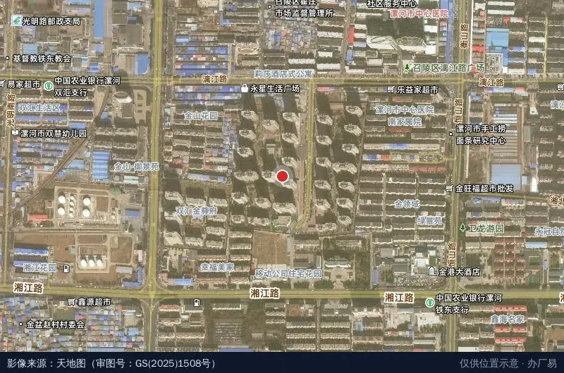 漯河经济开发区威起装卸公司卫星位置示意图