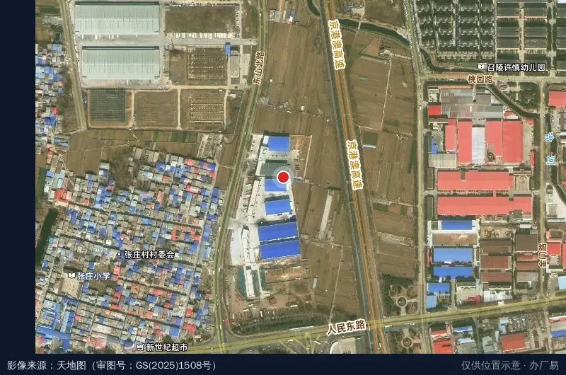 漯河经济技术开发区城市管理执法大队卫星位置示意图