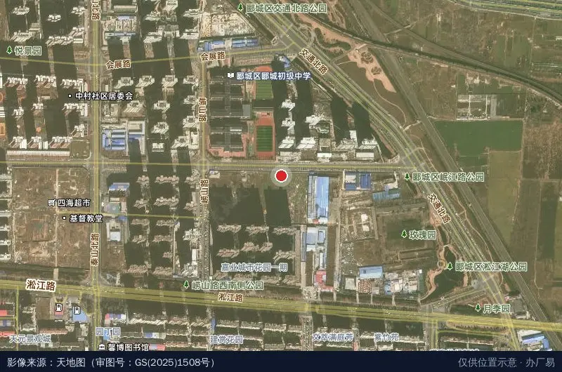 漯河市住房保障中心经济开发区住房保障便民服务站卫星位置示意图