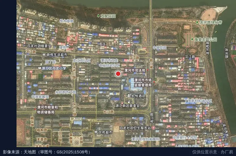 学苑新区卫星位置示意图