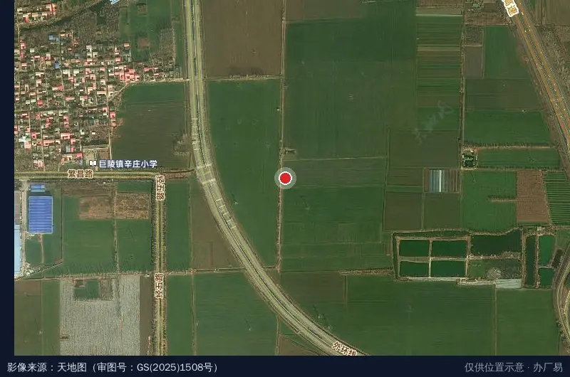 漯河福瑞达物流园区卫星位置示意图