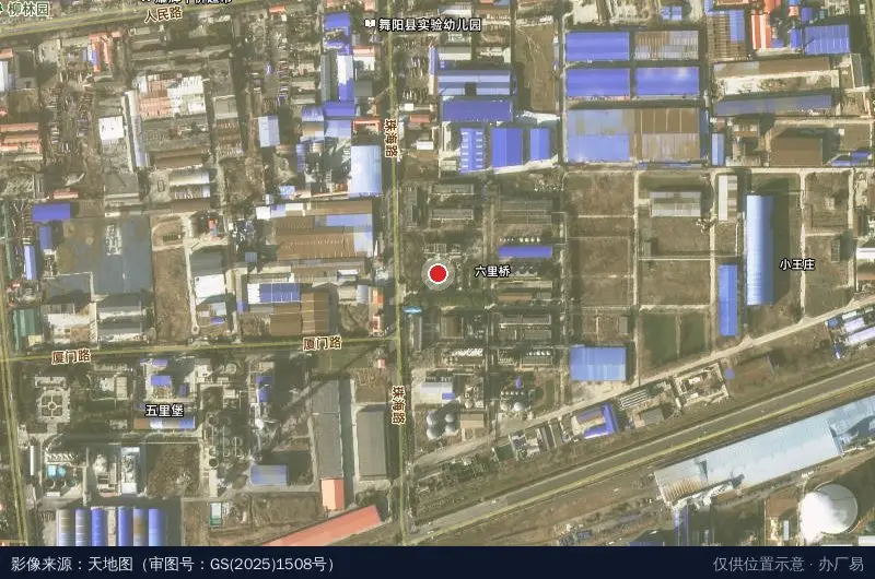 巨象物流园卫星位置示意图