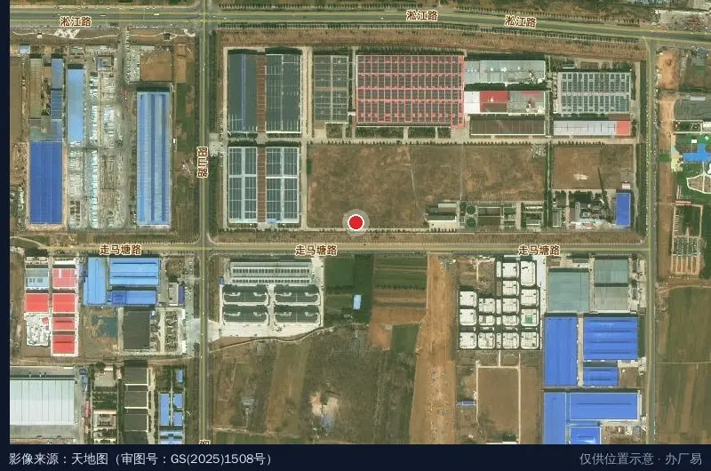 东兴物流园卫星位置示意图