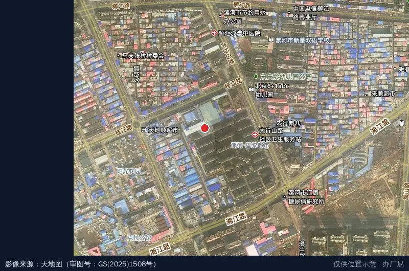 金百顺物流园卫星位置示意图