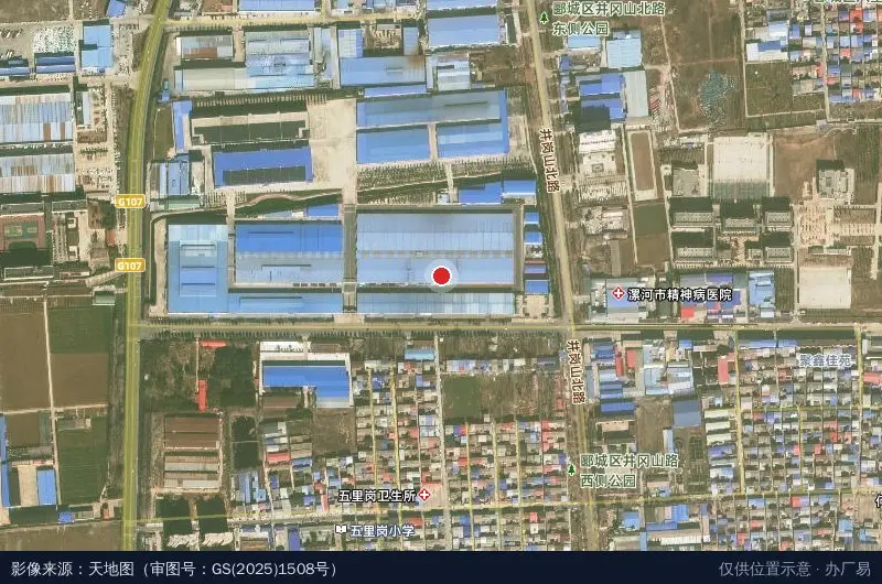 漯运集团物流园卫星位置示意图