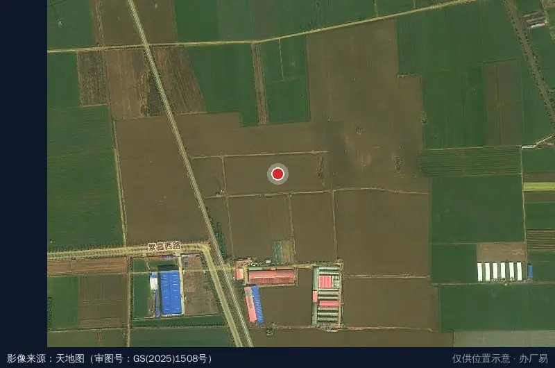 龙堂高新科技农业园卫星位置示意图