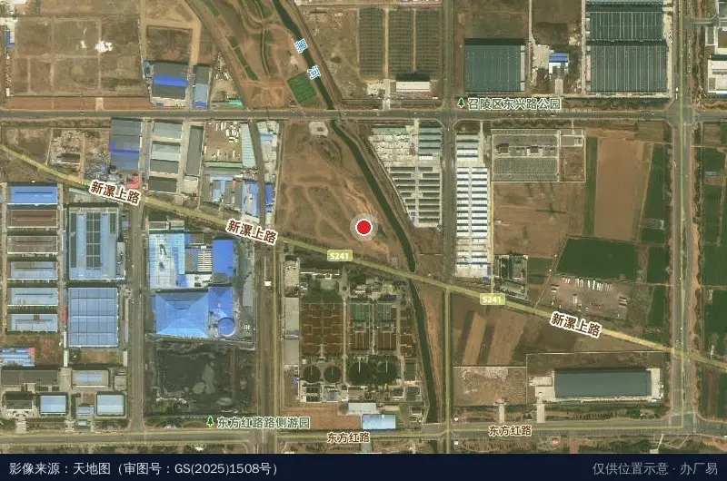 立达创业园卫星位置示意图