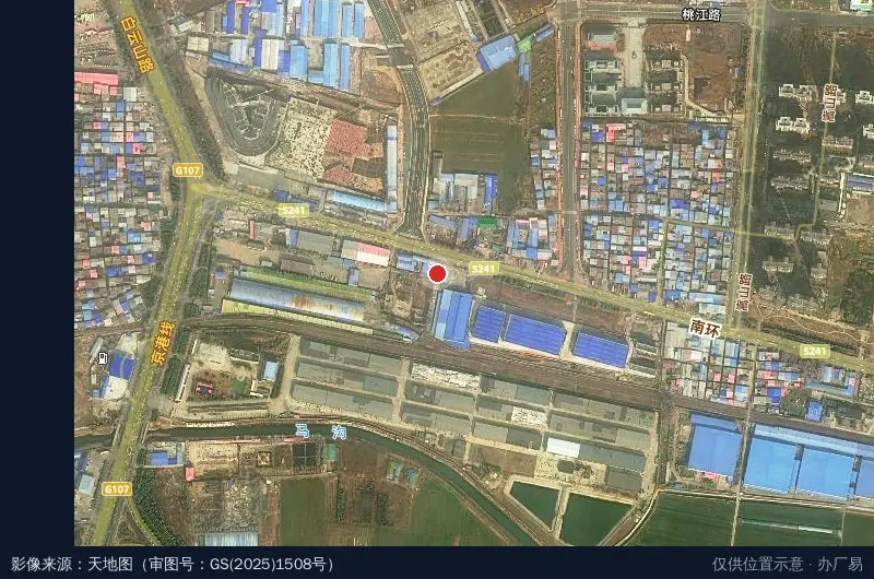 漯河市陈家港创业园工会联合会卫星位置示意图