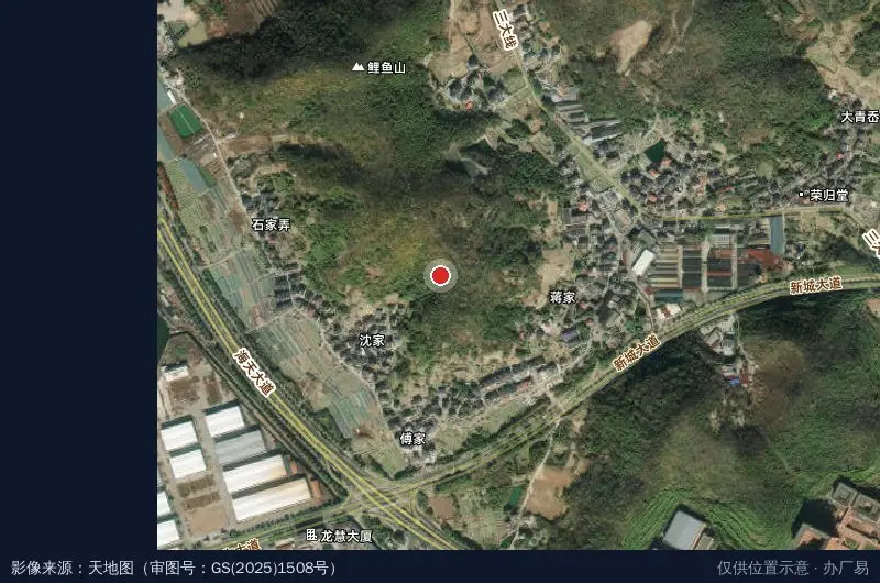 天力工业园区东区-2栋卫星位置示意图