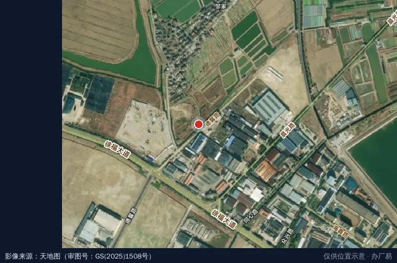 岱山蟹文化产业园-7号大棚卫星位置示意图