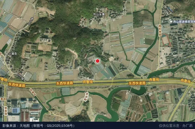 普陀区健康产业园-E座卫星位置示意图