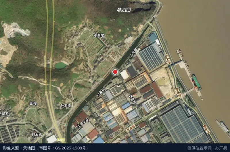金塘螺杆产业创新综合体卫星位置示意图