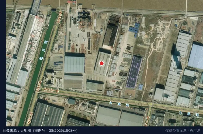 先导基地卫星位置示意图