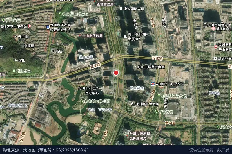 新城公交总站卫星位置示意图