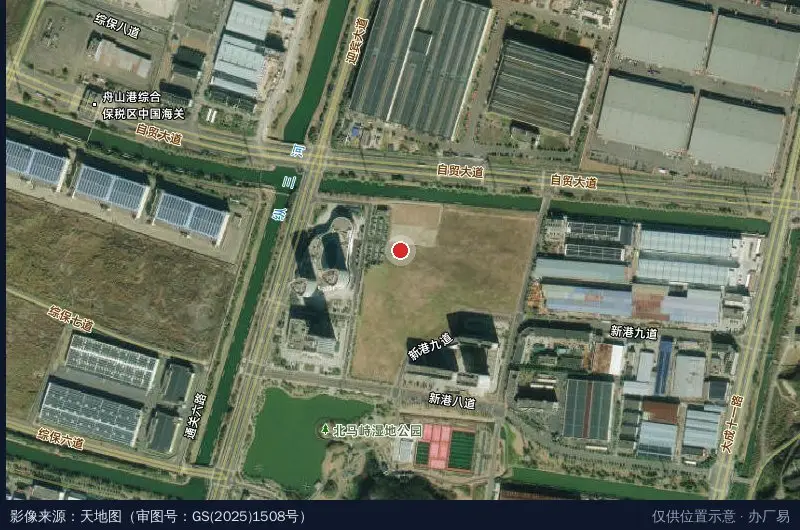 浙江中扬螺杆制造有限公司卫星位置示意图
