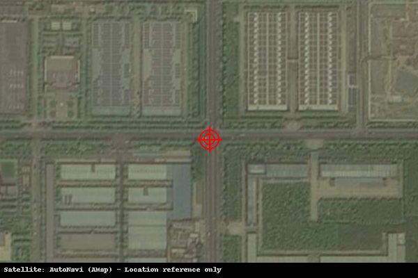 保定高碑店和谷产业园卫星位置示意图