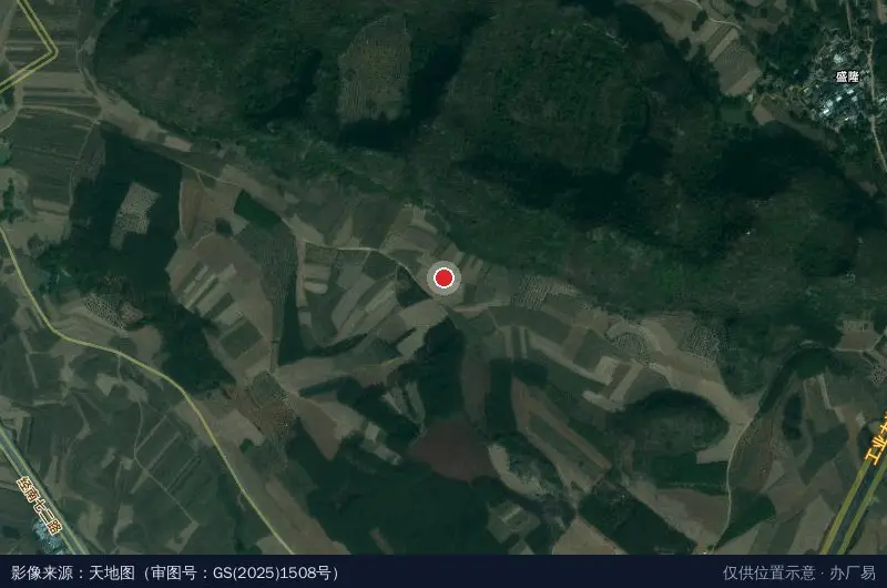 中泰崇左产业园-C区卫星位置示意图