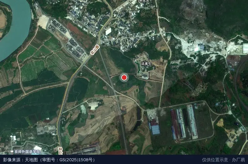 宁明威成综合物流园卫星位置示意图