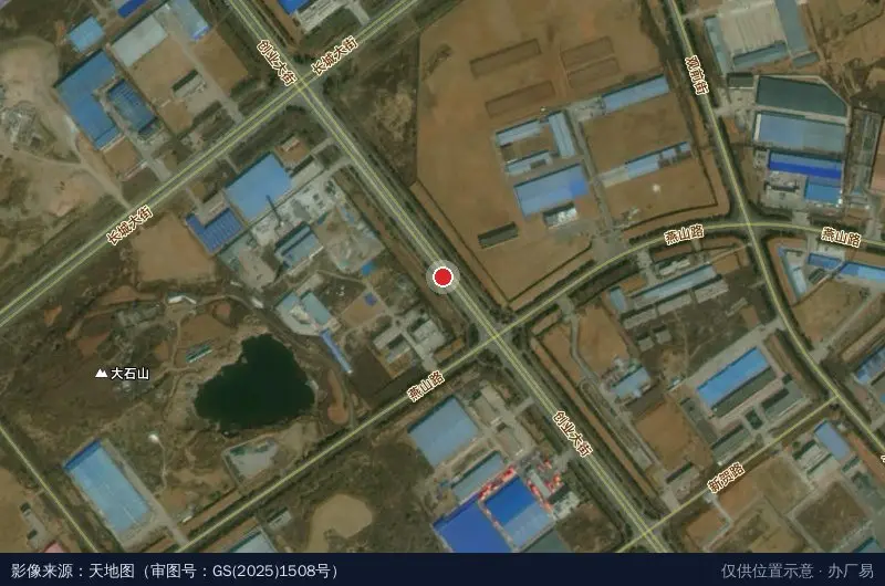 泰德尔工业园卫星位置示意图