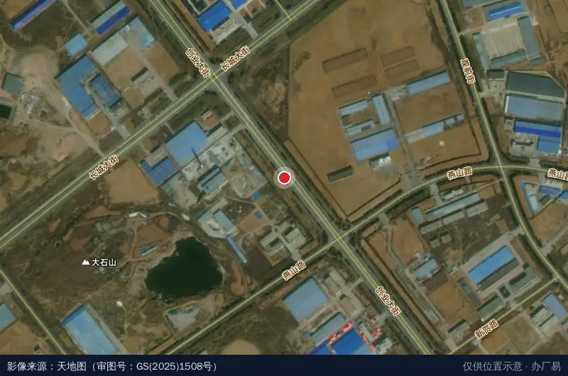 泰德尔工业园-西北门卫星位置示意图