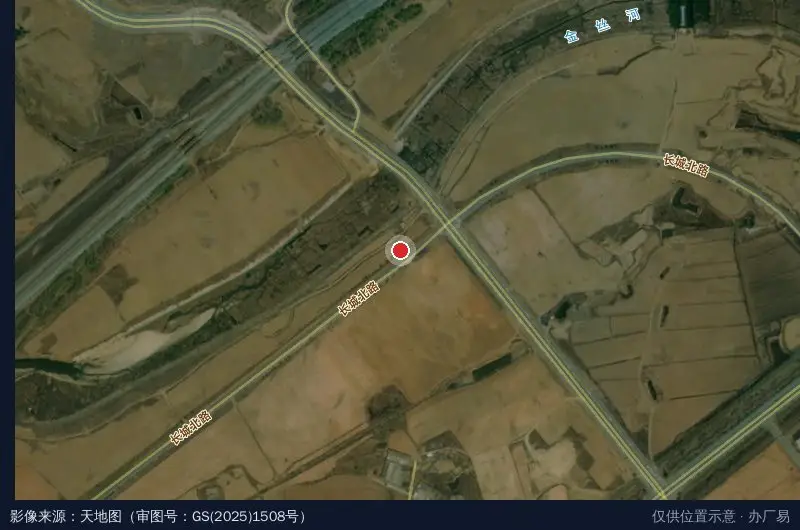 东戴河新区飞地产业园卫星位置示意图