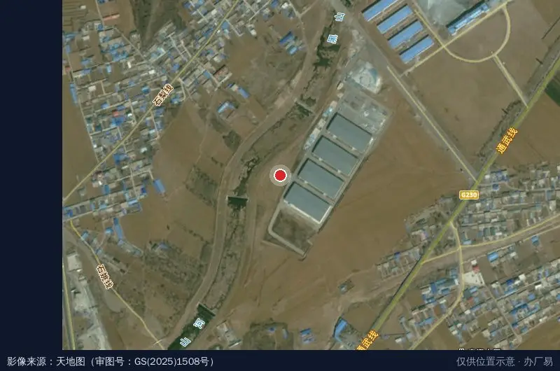 天香源高新农业产业科技园区卫星位置示意图