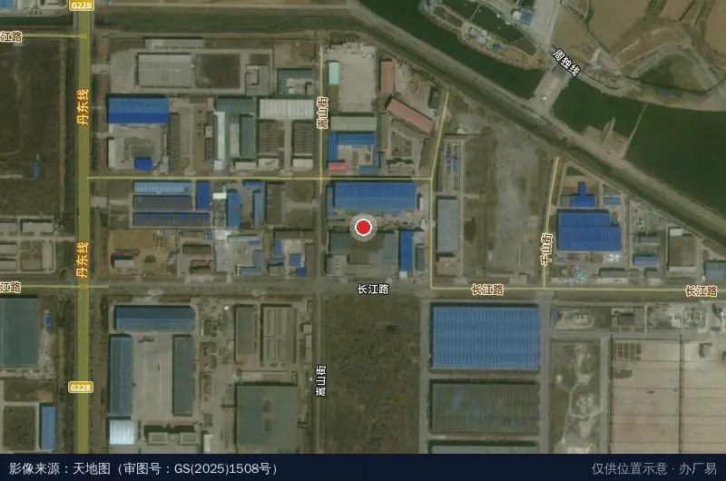 葫芦岛经济开发区卫星位置示意图