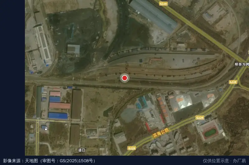 葫芦岛经济技术开发区城乡建设局卫星位置示意图