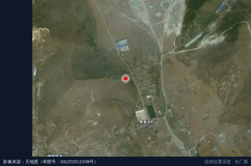 杨家杖子经济开发区服务中心卫星位置示意图