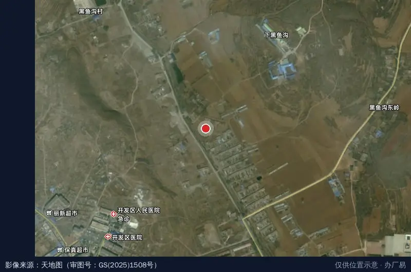 杨家杖子经济开发区运输管理所卫星位置示意图
