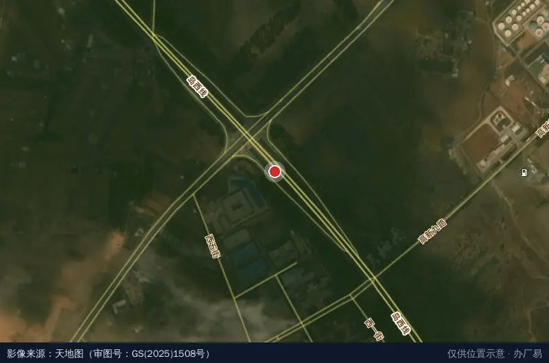 高新九路卫星位置示意图